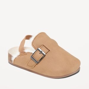 Cozy Faux- Suede Clogs for baby